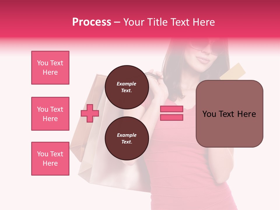 Card Sunglasses Holding PowerPoint Template