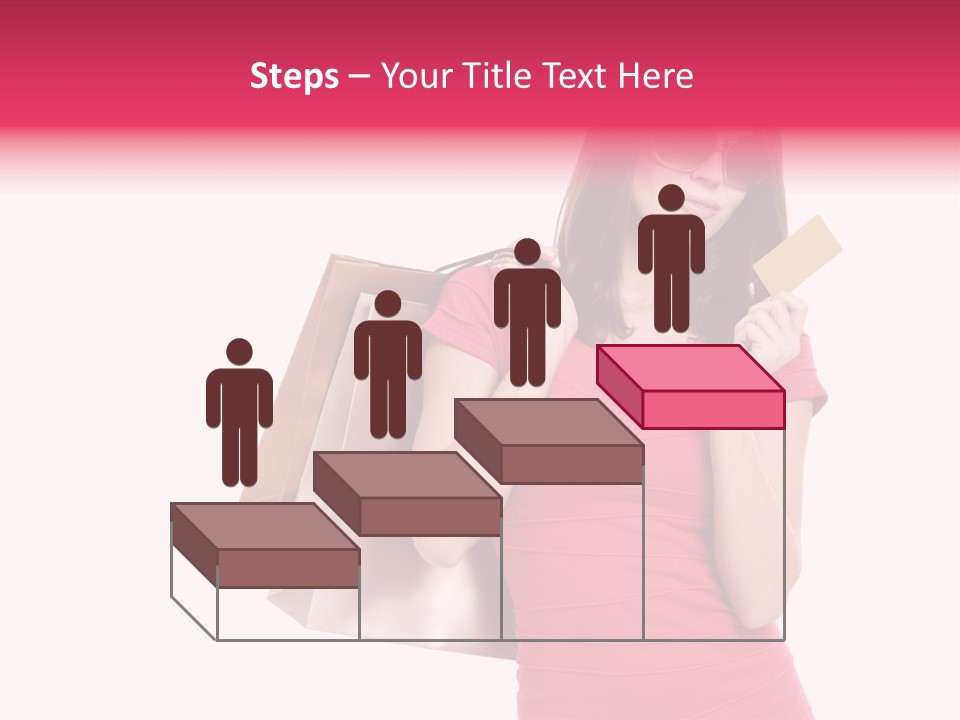 Card Sunglasses Holding PowerPoint Template