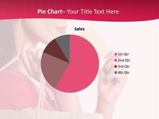 Pretty Person Shopper PowerPoint Template