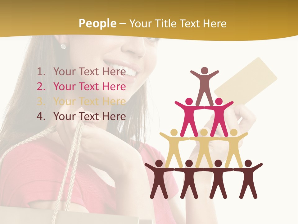 Happiness One People PowerPoint Template