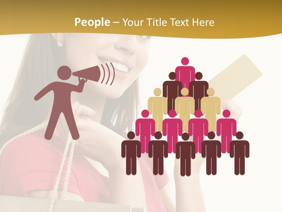 Happiness One People PowerPoint Template