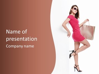 Woman Pretty Beauty PowerPoint Template