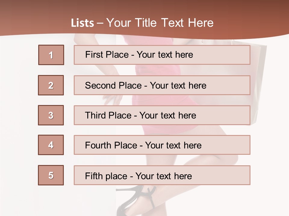 Woman Pretty Beauty PowerPoint Template