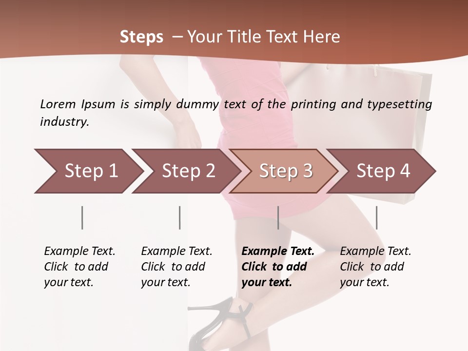Woman Pretty Beauty PowerPoint Template