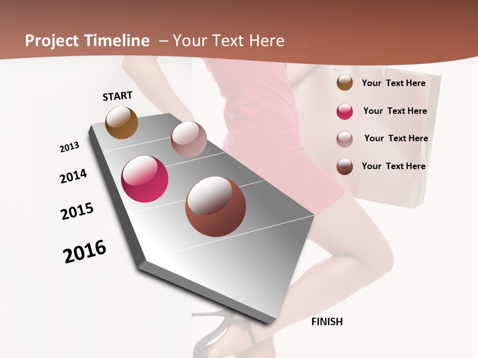 Woman Pretty Beauty PowerPoint Template