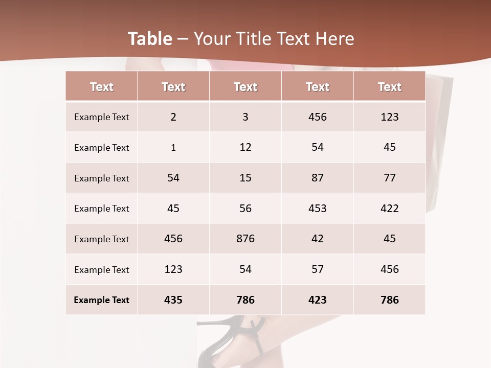 Woman Pretty Beauty PowerPoint Template