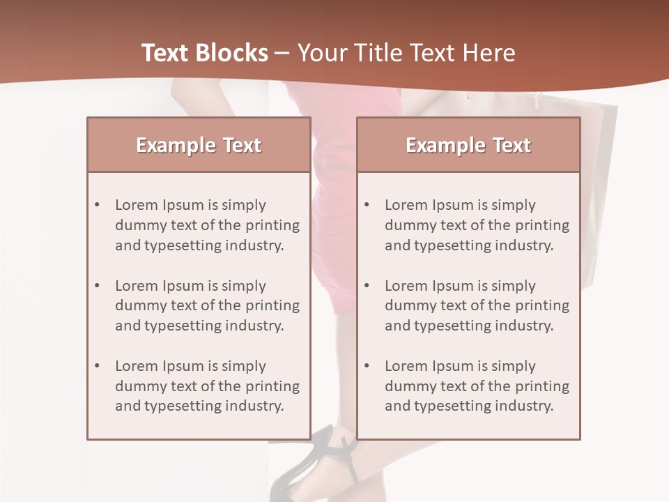 Woman Pretty Beauty PowerPoint Template