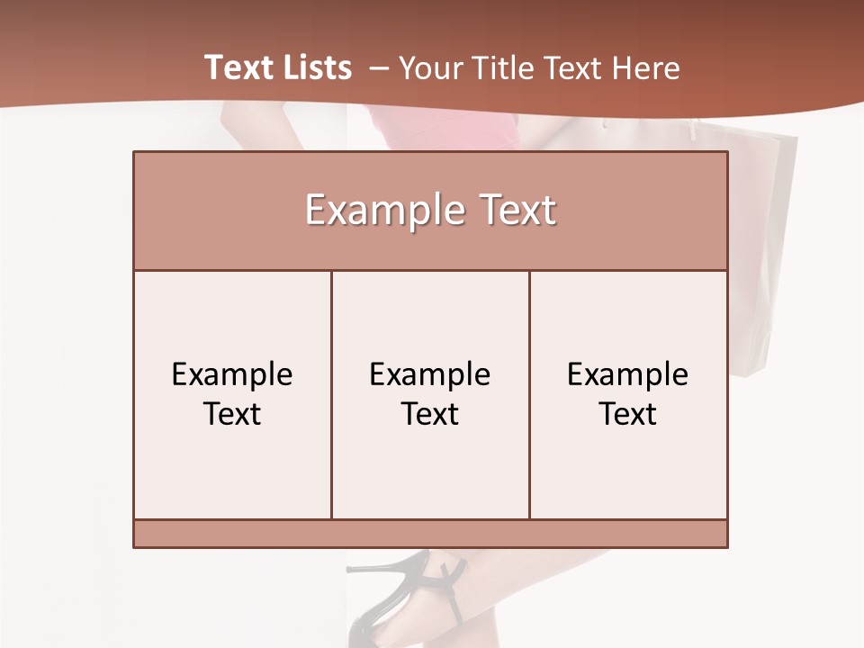 Woman Pretty Beauty PowerPoint Template