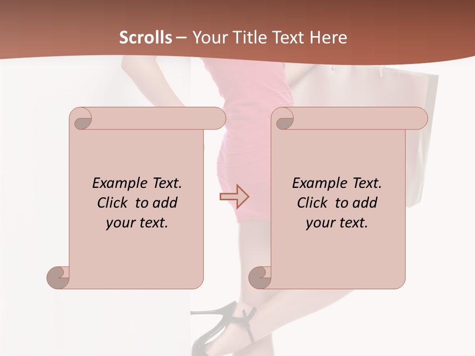 Woman Pretty Beauty PowerPoint Template