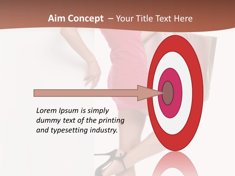 Woman Pretty Beauty PowerPoint Template