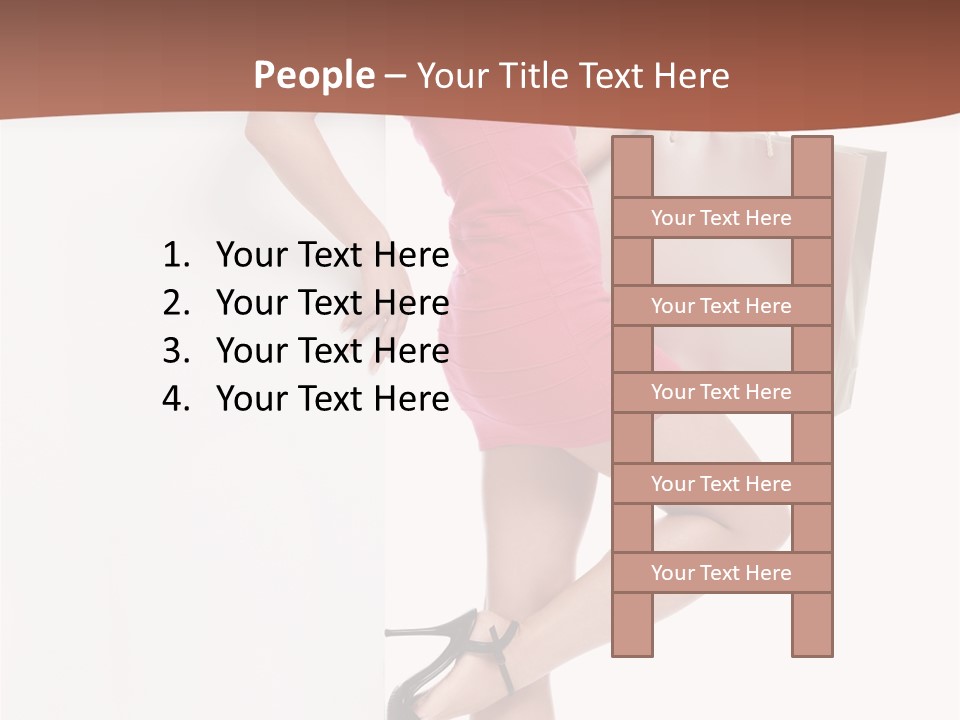 Woman Pretty Beauty PowerPoint Template