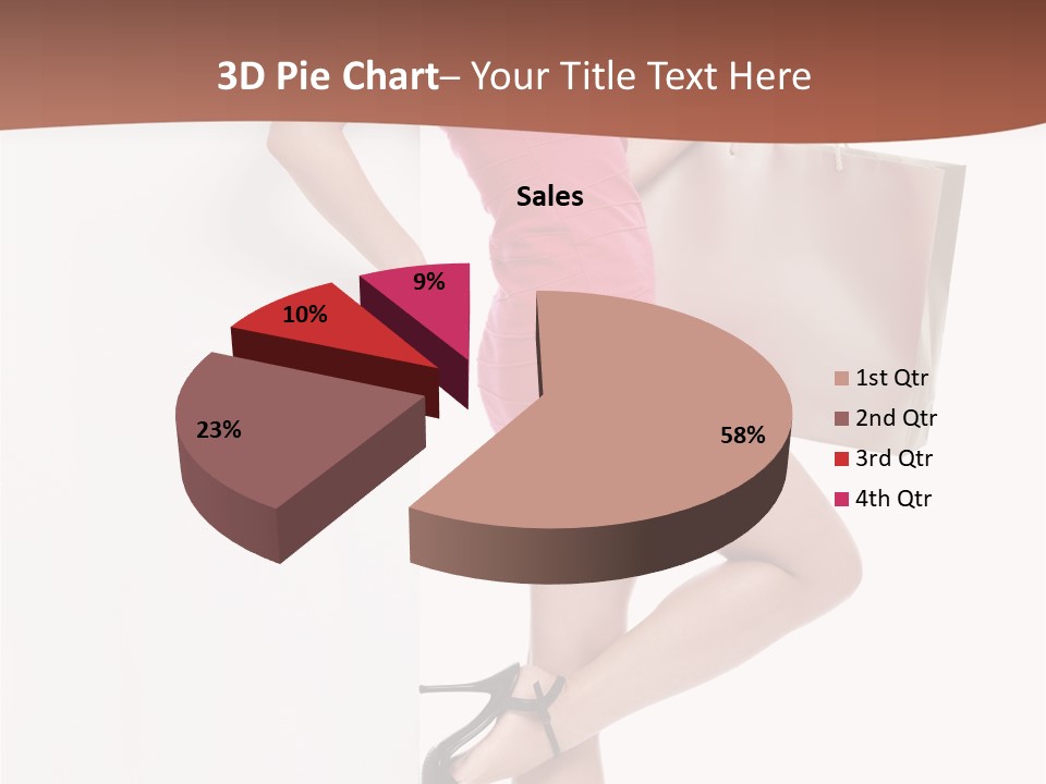 Woman Pretty Beauty PowerPoint Template