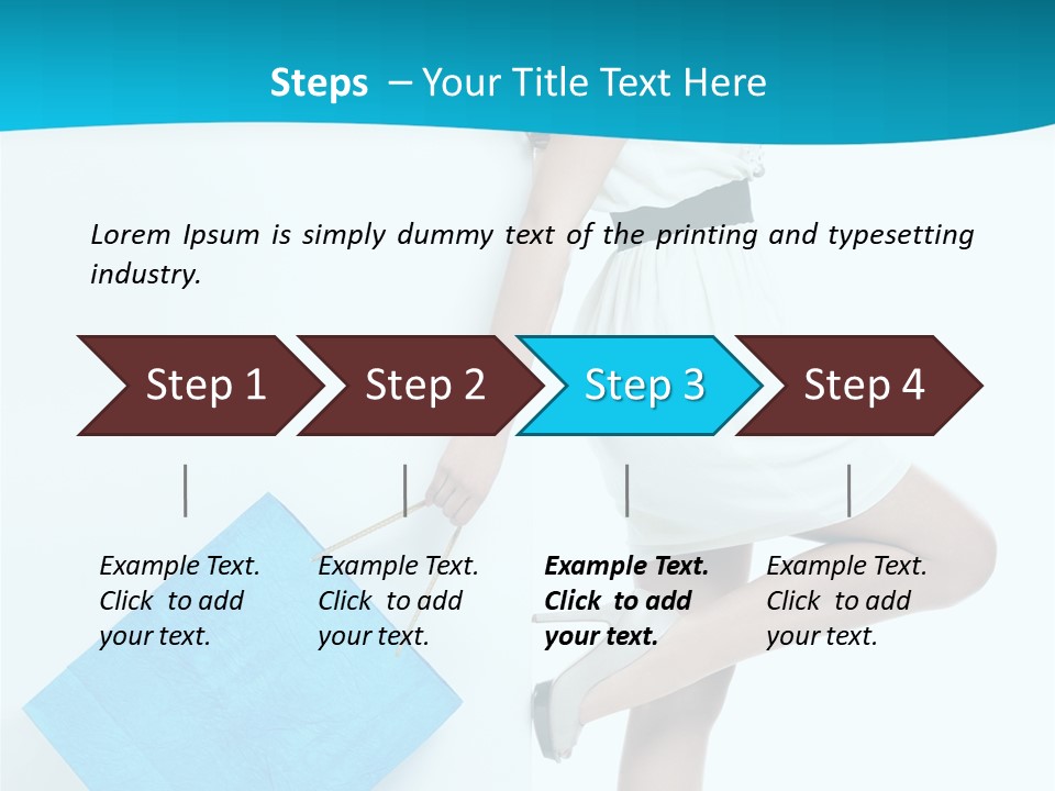 Fashion Retail Girl PowerPoint Template