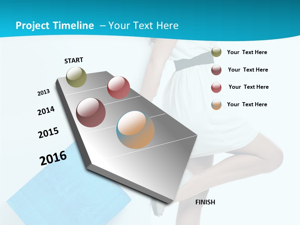 Fashion Retail Girl PowerPoint Template