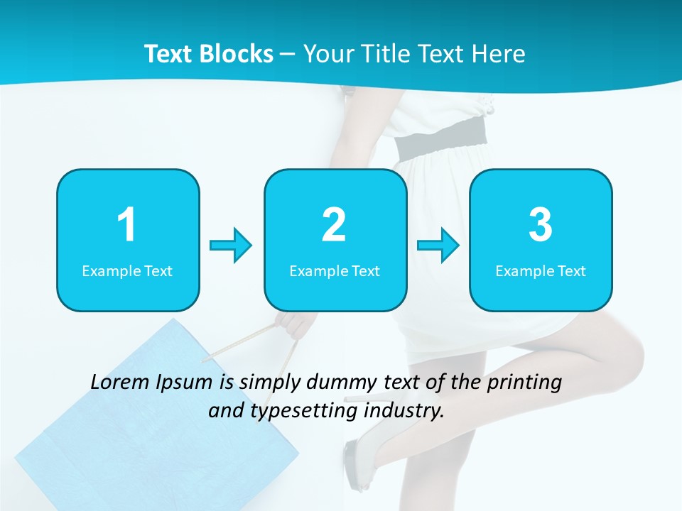 Fashion Retail Girl PowerPoint Template