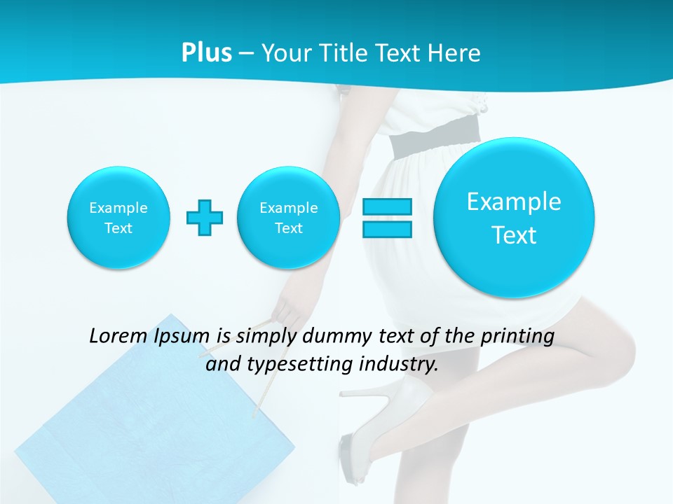 Fashion Retail Girl PowerPoint Template