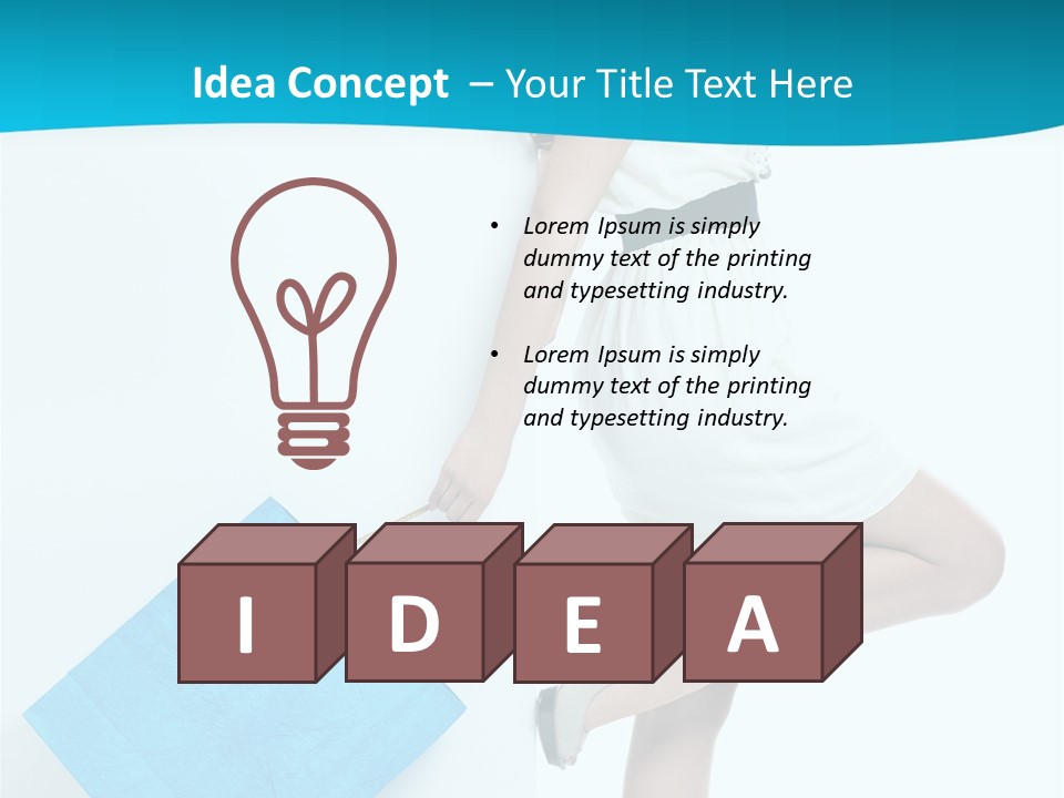 Fashion Retail Girl PowerPoint Template