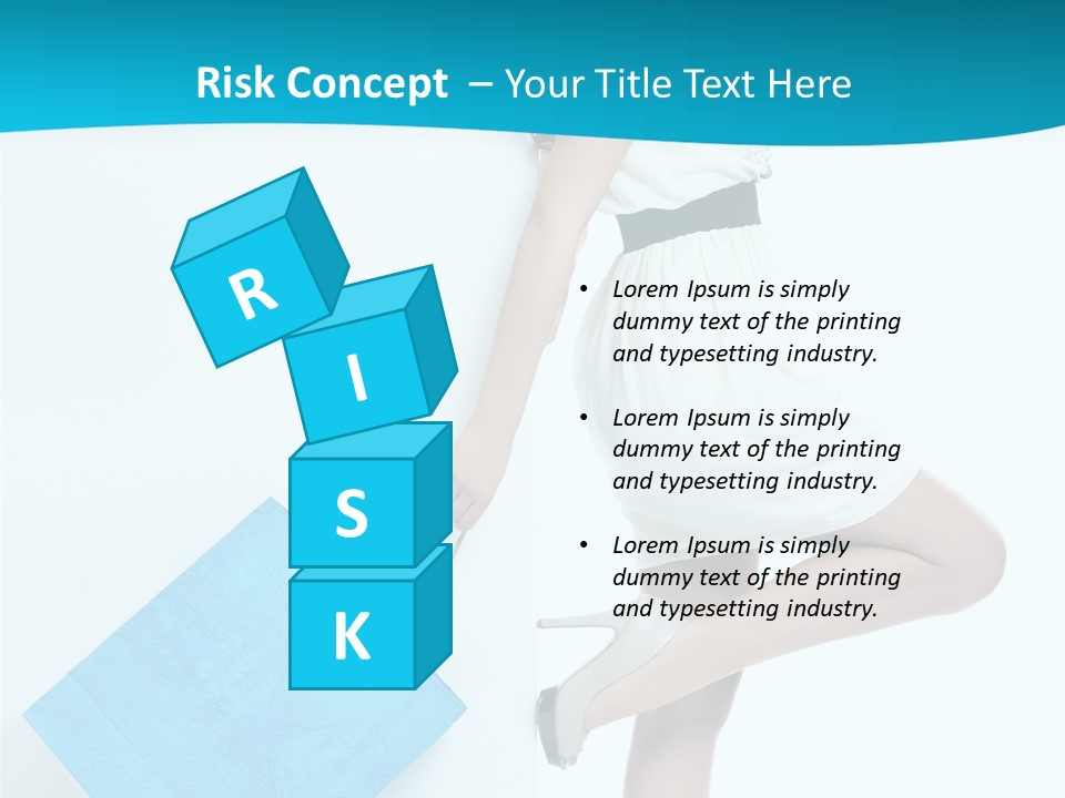 Fashion Retail Girl PowerPoint Template