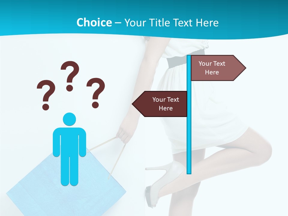 Fashion Retail Girl PowerPoint Template