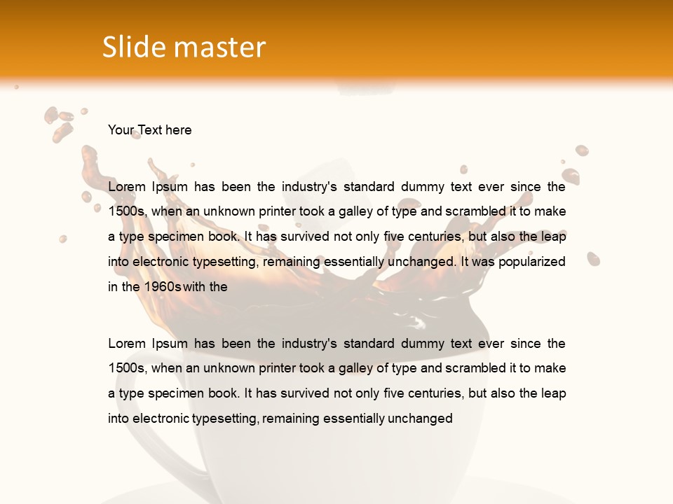 Mirror Fresh Mouth PowerPoint Template