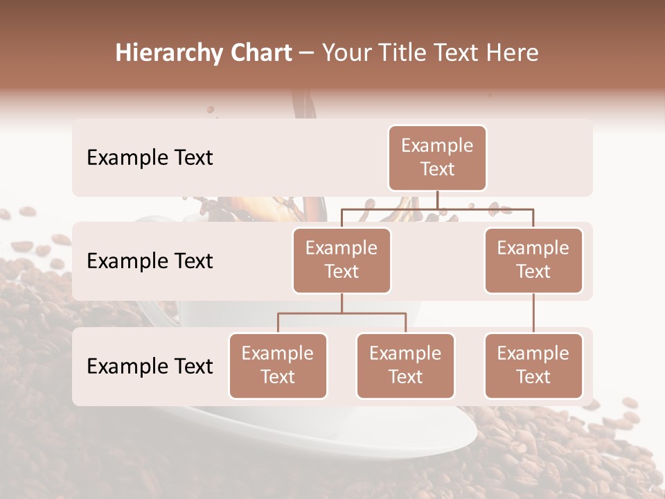 White Background Saucer Cup PowerPoint Template