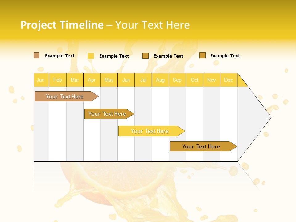 Drink Isolated Fruit PowerPoint Template