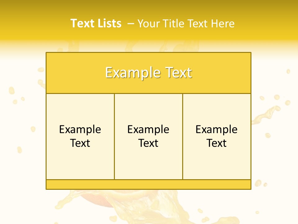 Drink Isolated Fruit PowerPoint Template