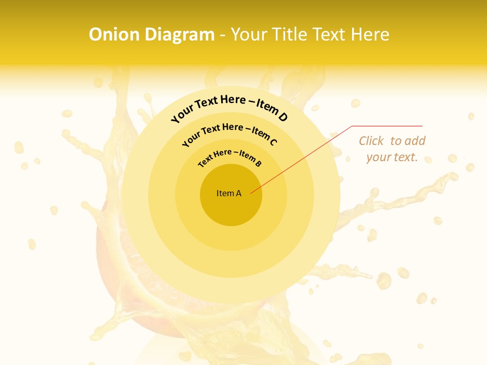 Drink Isolated Fruit PowerPoint Template