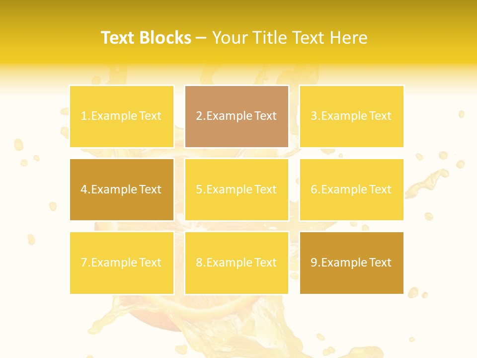 Drink Isolated Fruit PowerPoint Template