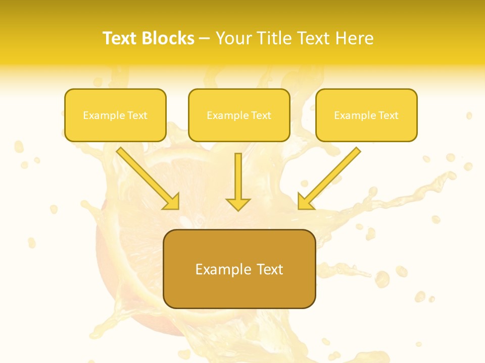 Drink Isolated Fruit PowerPoint Template