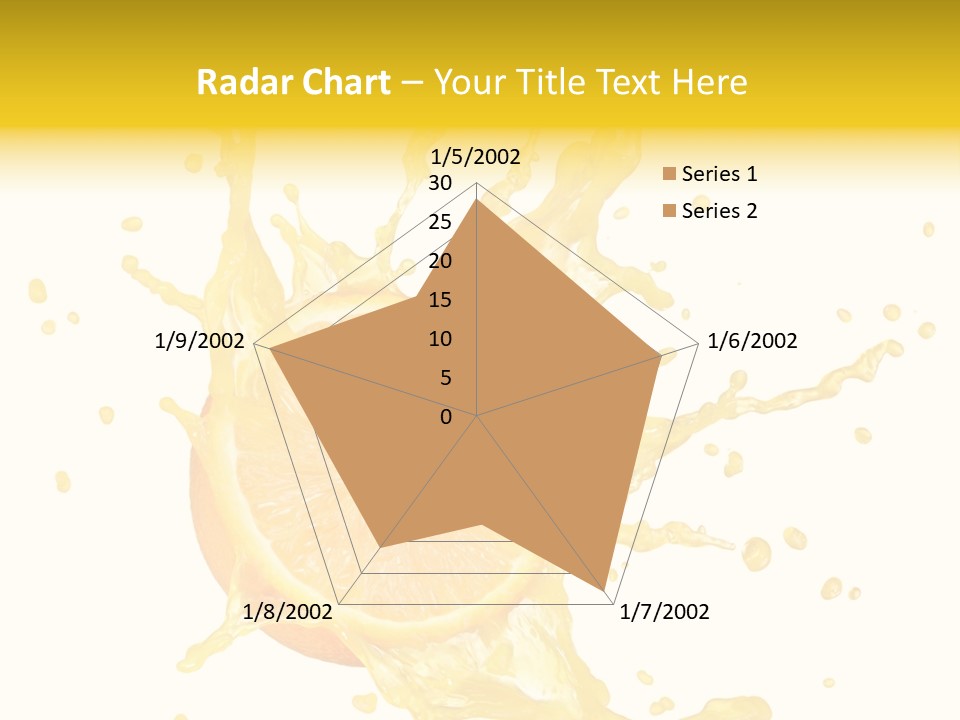 Drink Isolated Fruit PowerPoint Template