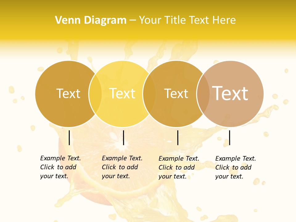 Drink Isolated Fruit PowerPoint Template
