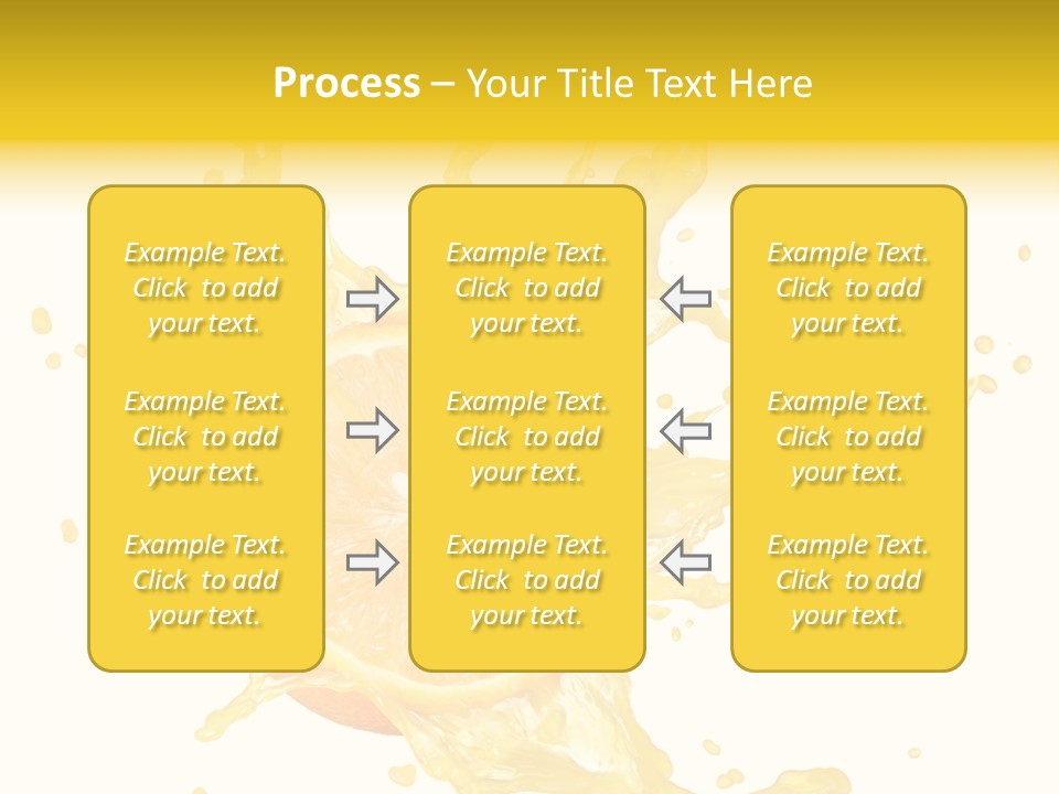 Drink Isolated Fruit PowerPoint Template