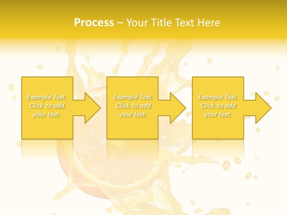 Drink Isolated Fruit PowerPoint Template