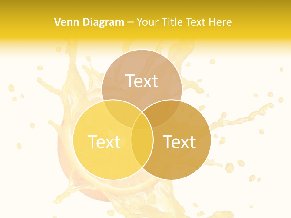 Drink Isolated Fruit PowerPoint Template