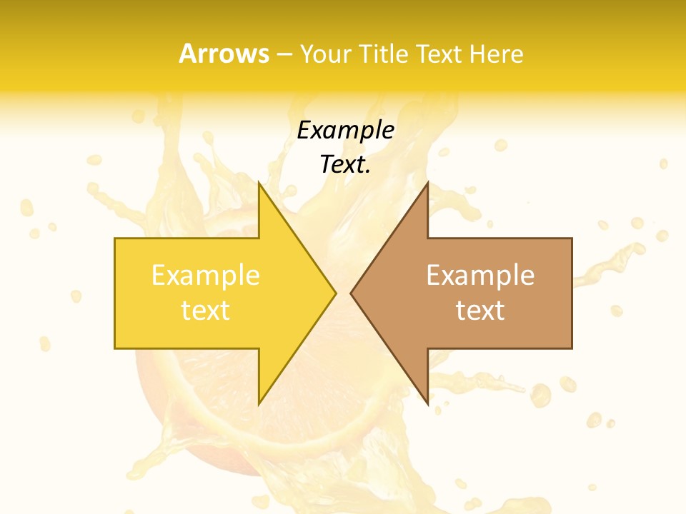 Drink Isolated Fruit PowerPoint Template