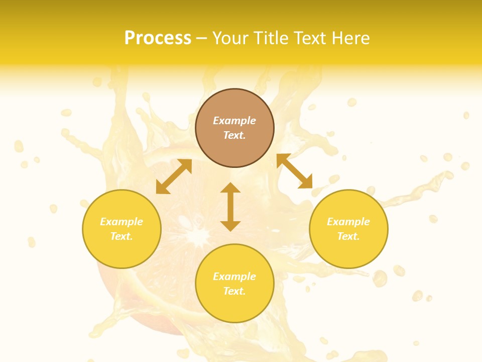 Drink Isolated Fruit PowerPoint Template