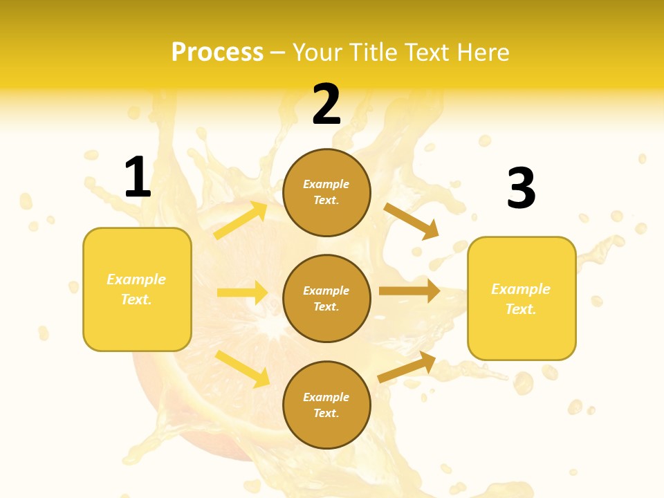 Drink Isolated Fruit PowerPoint Template