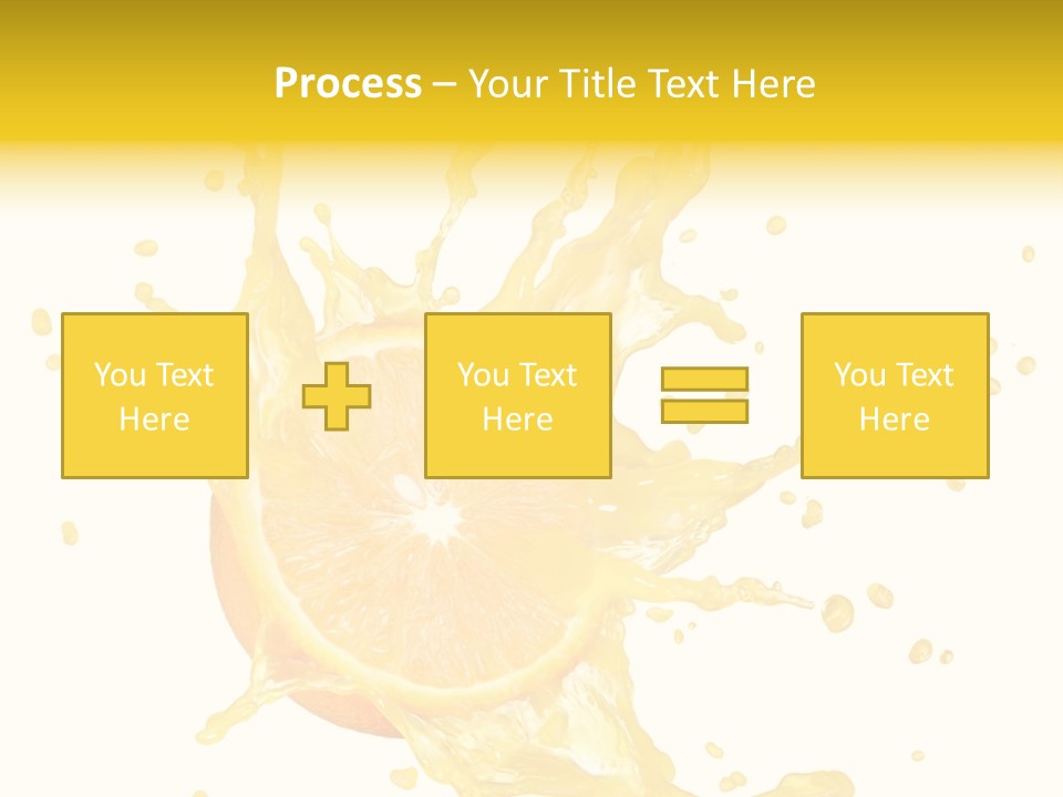 Drink Isolated Fruit PowerPoint Template