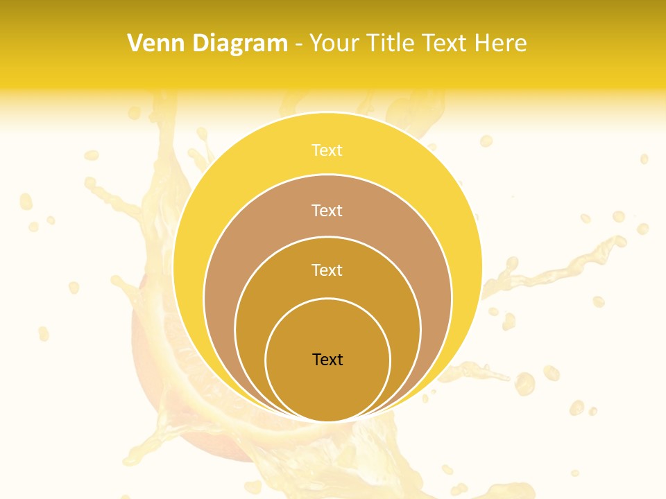Drink Isolated Fruit PowerPoint Template