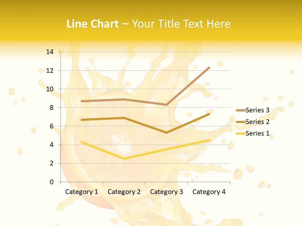 Drink Isolated Fruit PowerPoint Template