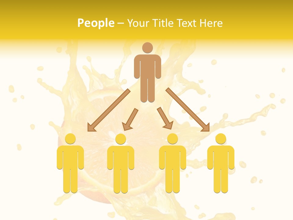 Drink Isolated Fruit PowerPoint Template