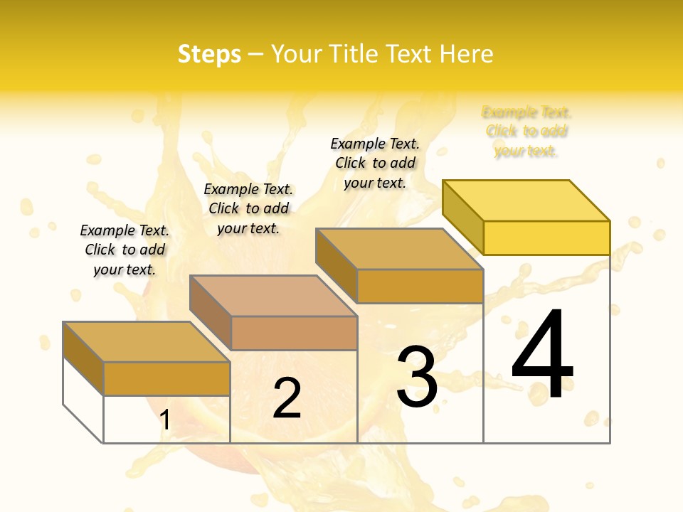 Drink Isolated Fruit PowerPoint Template