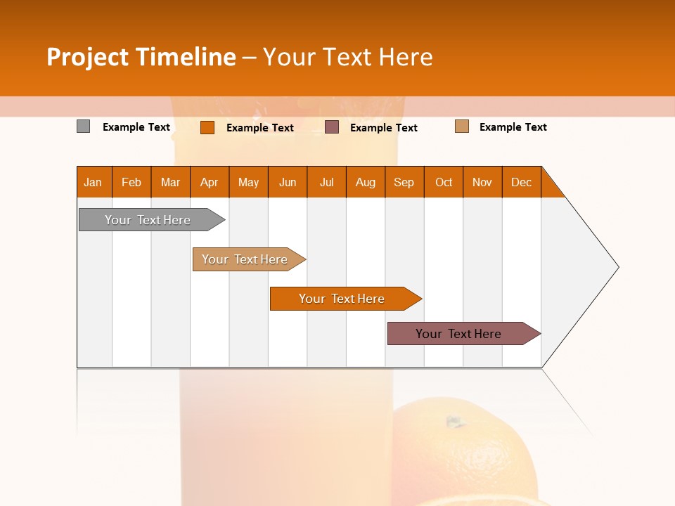 Orange Orange Juice Fresh PowerPoint Template