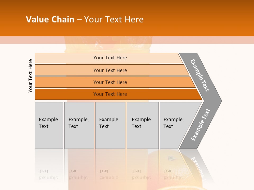 Orange Orange Juice Fresh PowerPoint Template