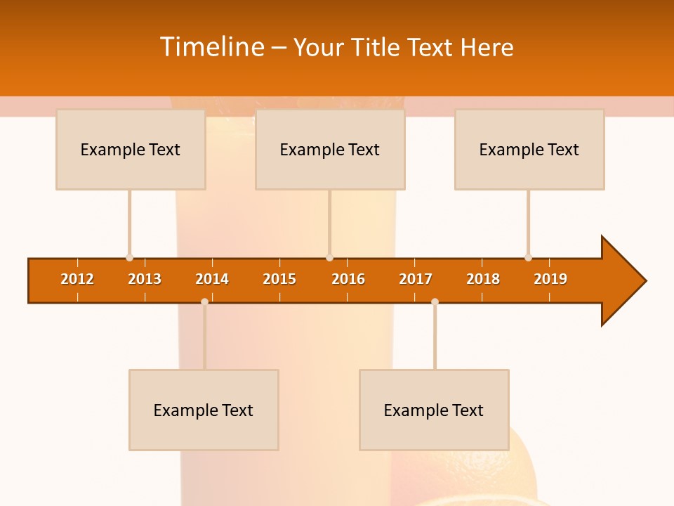 Orange Orange Juice Fresh PowerPoint Template