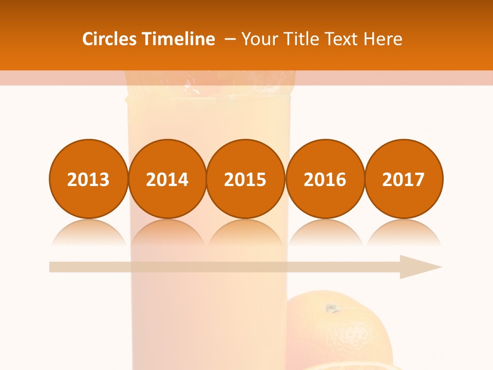 Orange Orange Juice Fresh PowerPoint Template