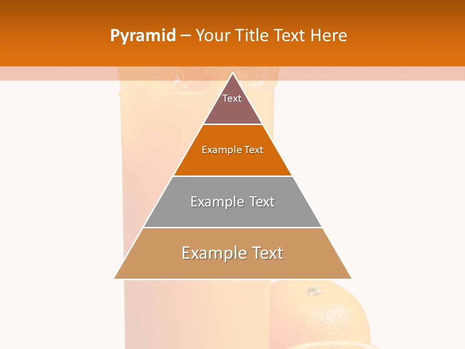 Orange Orange Juice Fresh PowerPoint Template