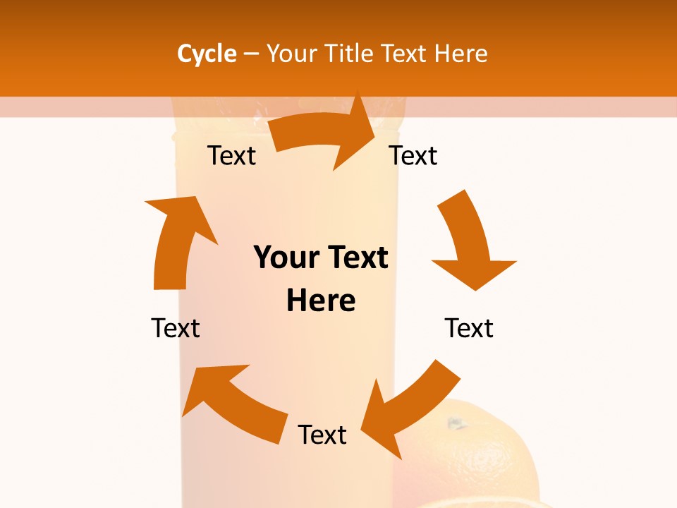 Orange Orange Juice Fresh PowerPoint Template
