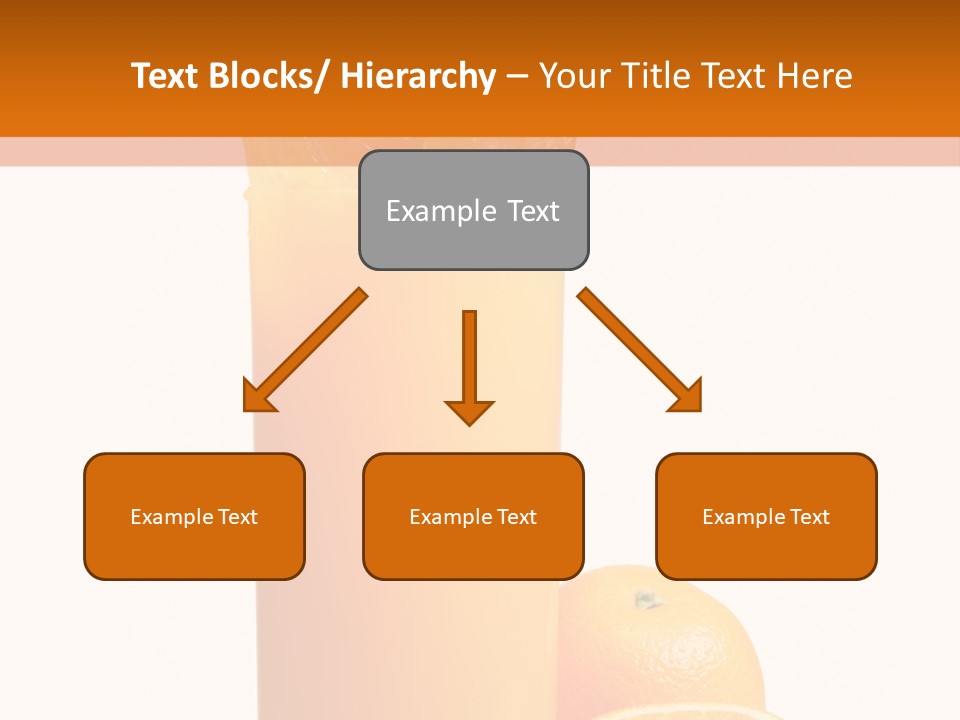 Orange Orange Juice Fresh PowerPoint Template